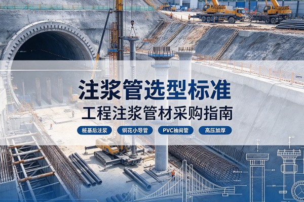 武陟注浆管选型标准