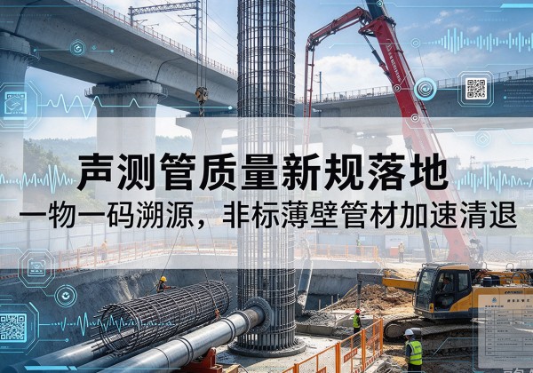武陟声测管质量新规落地，一物一码溯源，非标薄壁管材加速清退