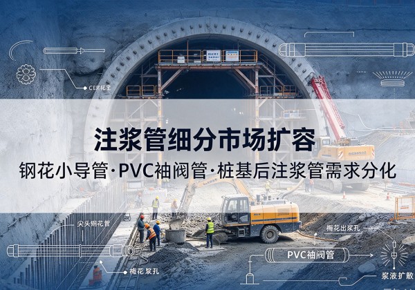 武陟注浆管细分市场扩容，隧道钢花小导管、PVC 袖阀管、桩基后注浆管需求分化