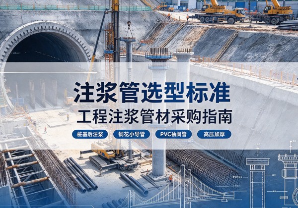 武陟注浆管选型标准